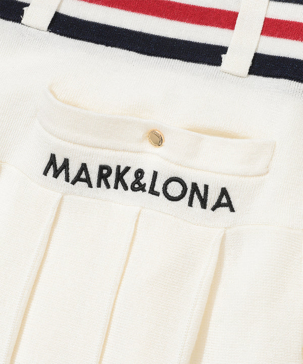 Luminous Pleated Knit Skirt | WOMEN