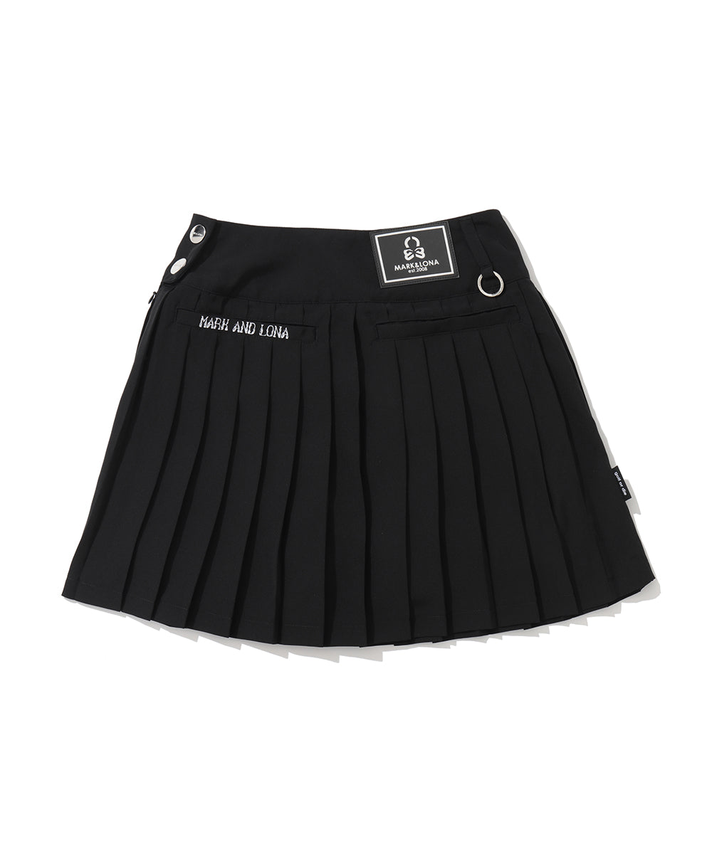 Duel Belt Pleated Skirt | WOMEN