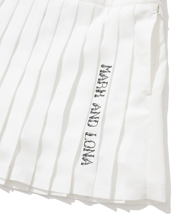 Duel Belt Pleated Skirt | WOMEN