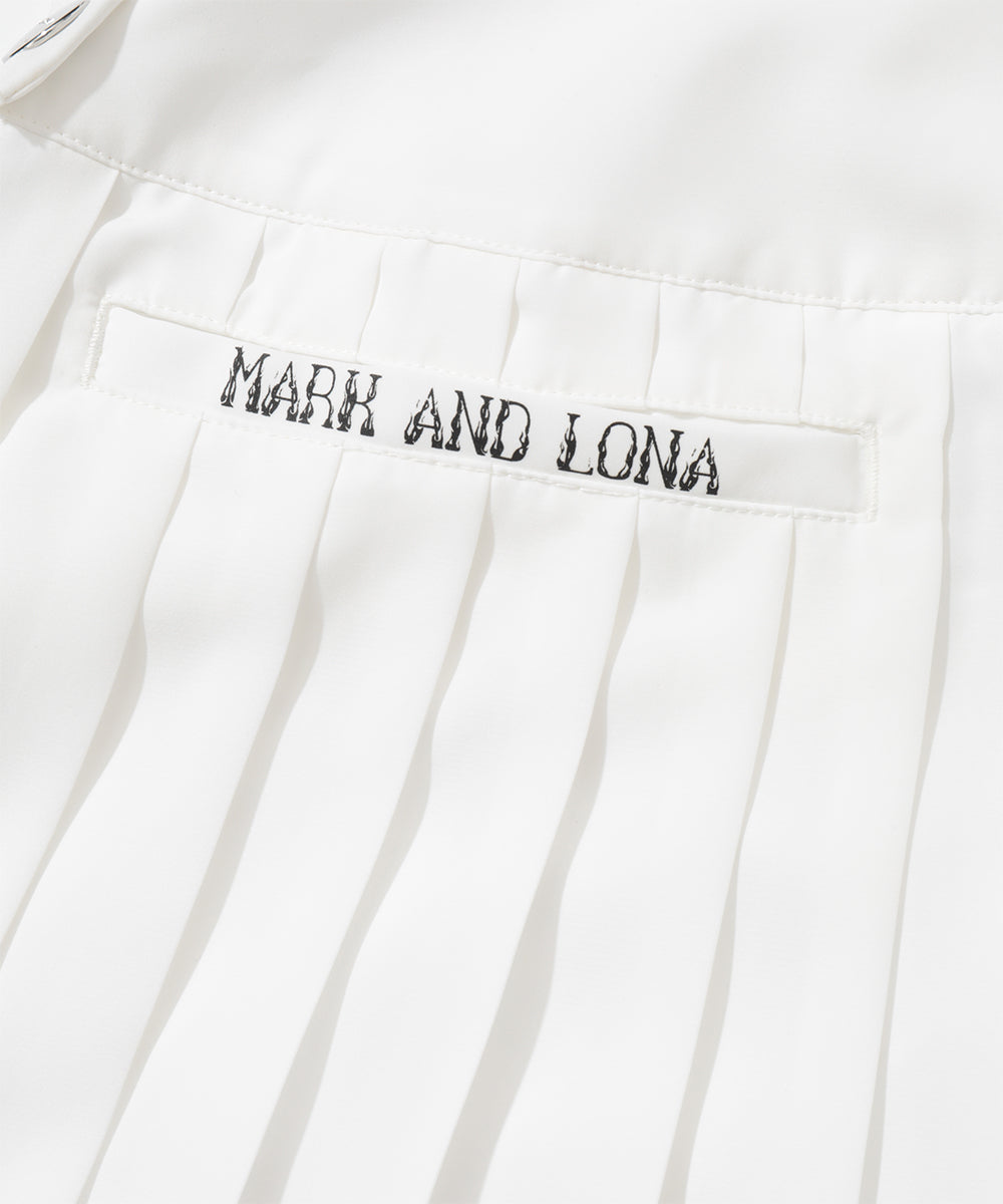 Duel Belt Pleated Skirt | WOMEN