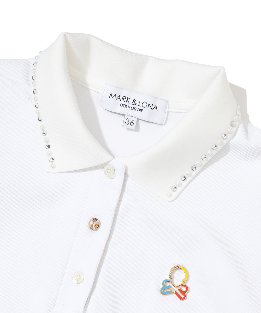 Calvi Combo Polo Dress | WOMEN