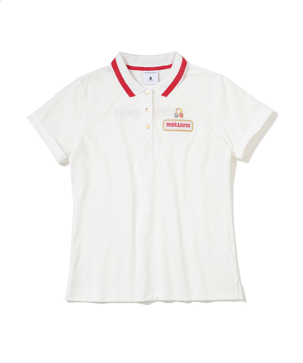 Adamant Jacquard Polo | WOMEN
