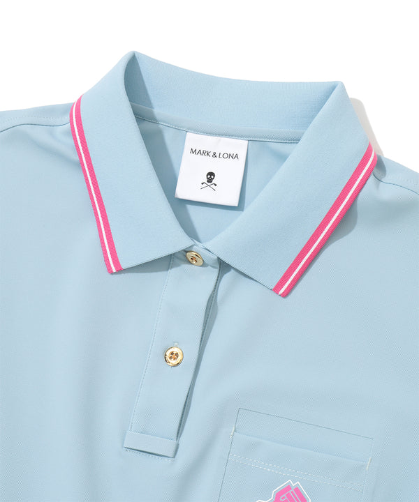 Stela Patch Pocket Stretch Piqu&eacute; Polo | WOMEN