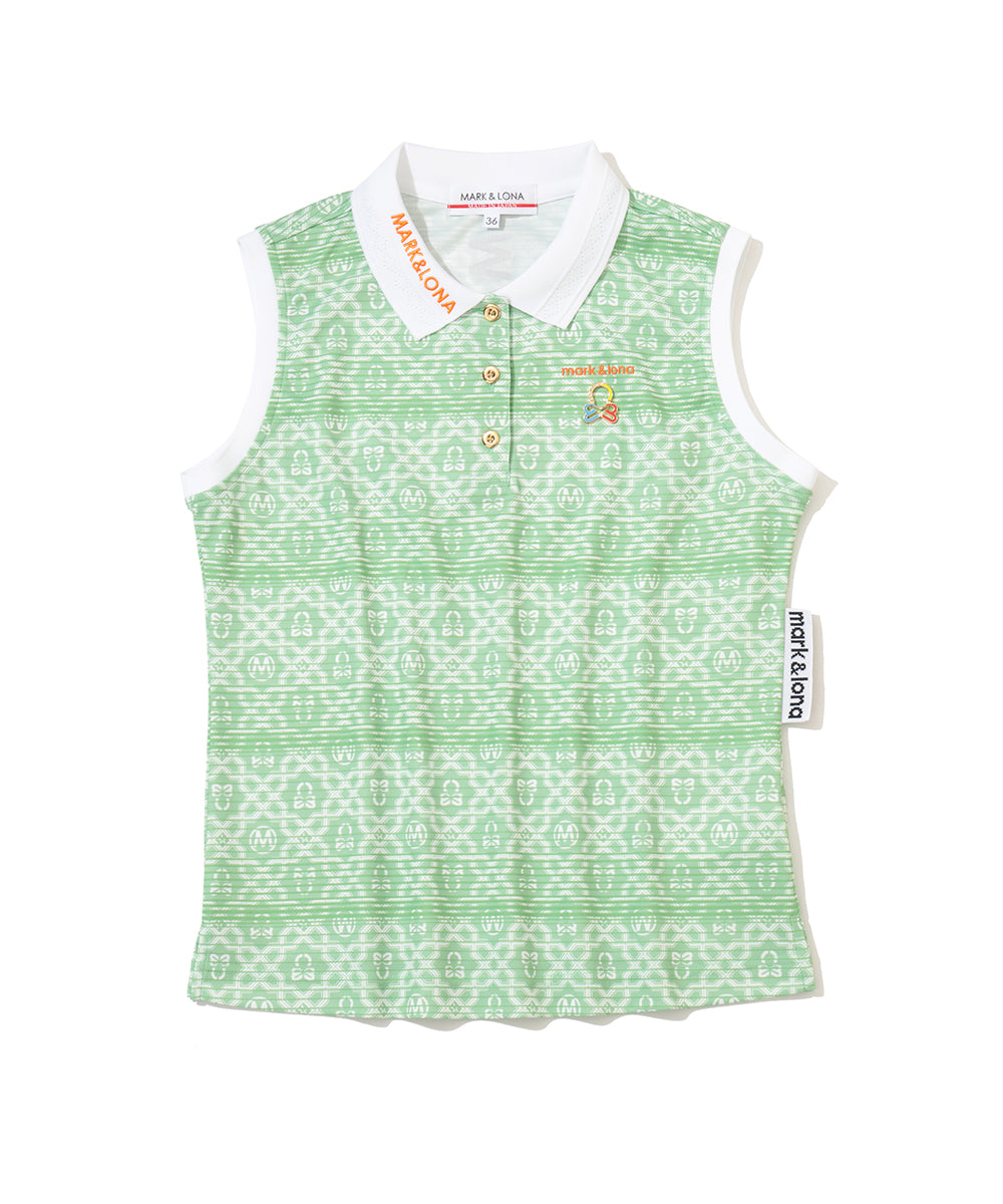 Ritmo Monogram Sleeveless Polo | WOMEN