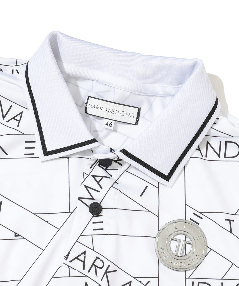 【美品】“STENCIL ORB COLLAR” ポロシャツ ベーシックポロシャツ（G795-646） | gol. ONLINE STORE