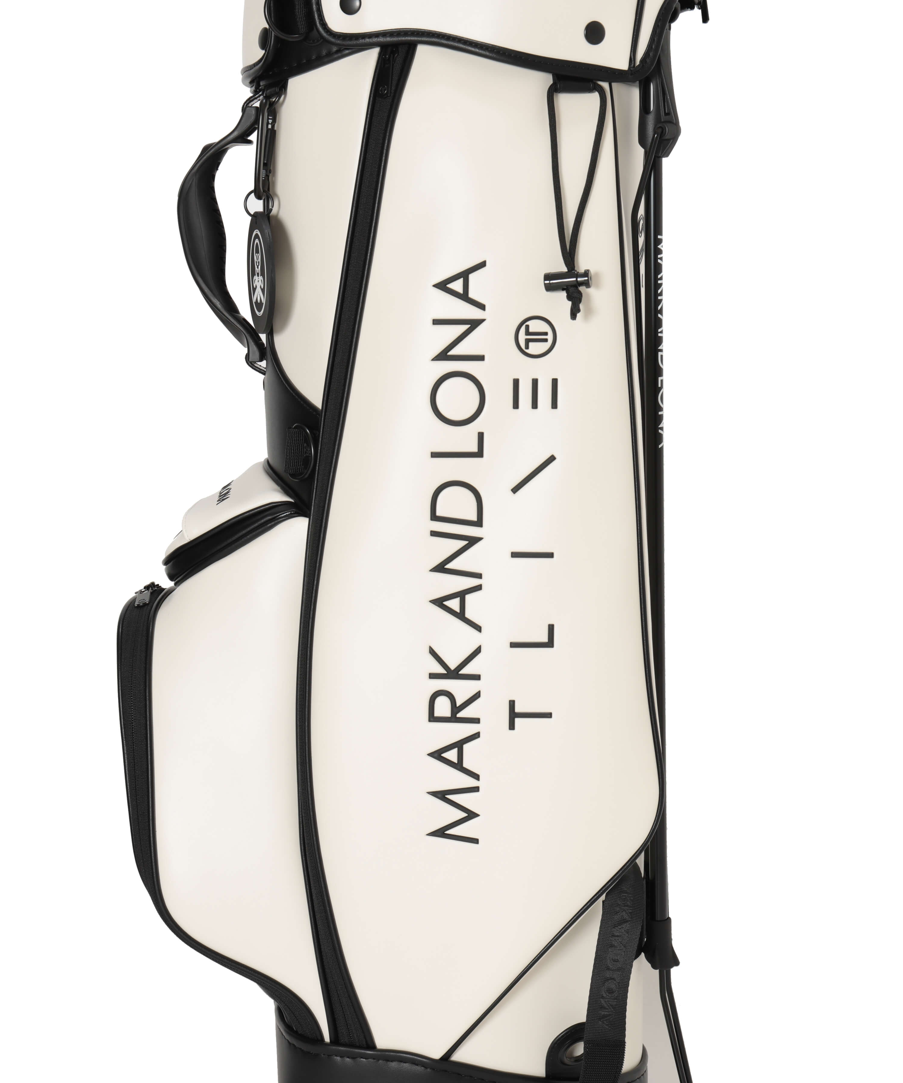 MARKANDLONA TLINE ゴルフバッグ ホワイト T-LINE