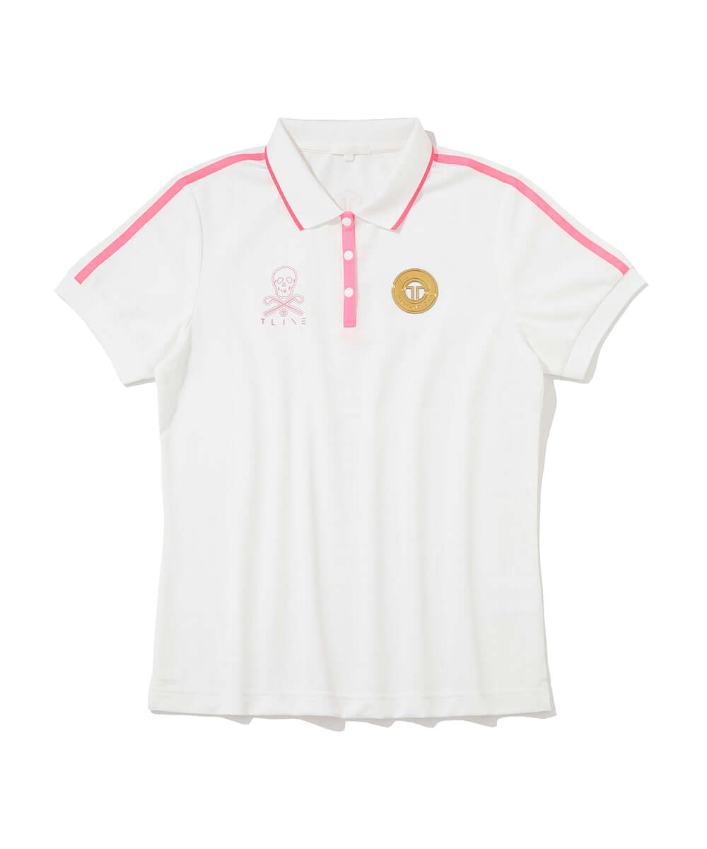 T-Mark Pattern Polo | WOMEN