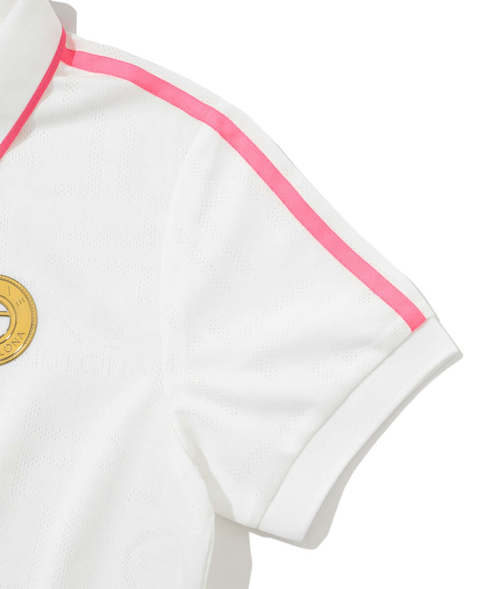 T-Mark Pattern Polo | WOMEN