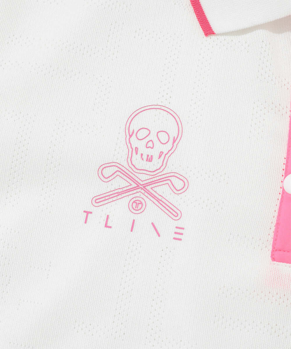 T-Mark Pattern Polo | WOMEN