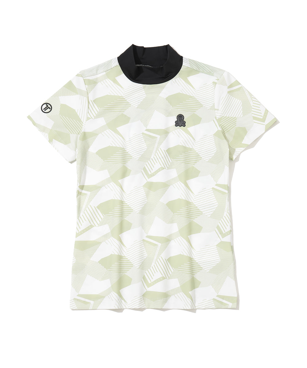 Eclipse Camo Mock Tee | WOMEN