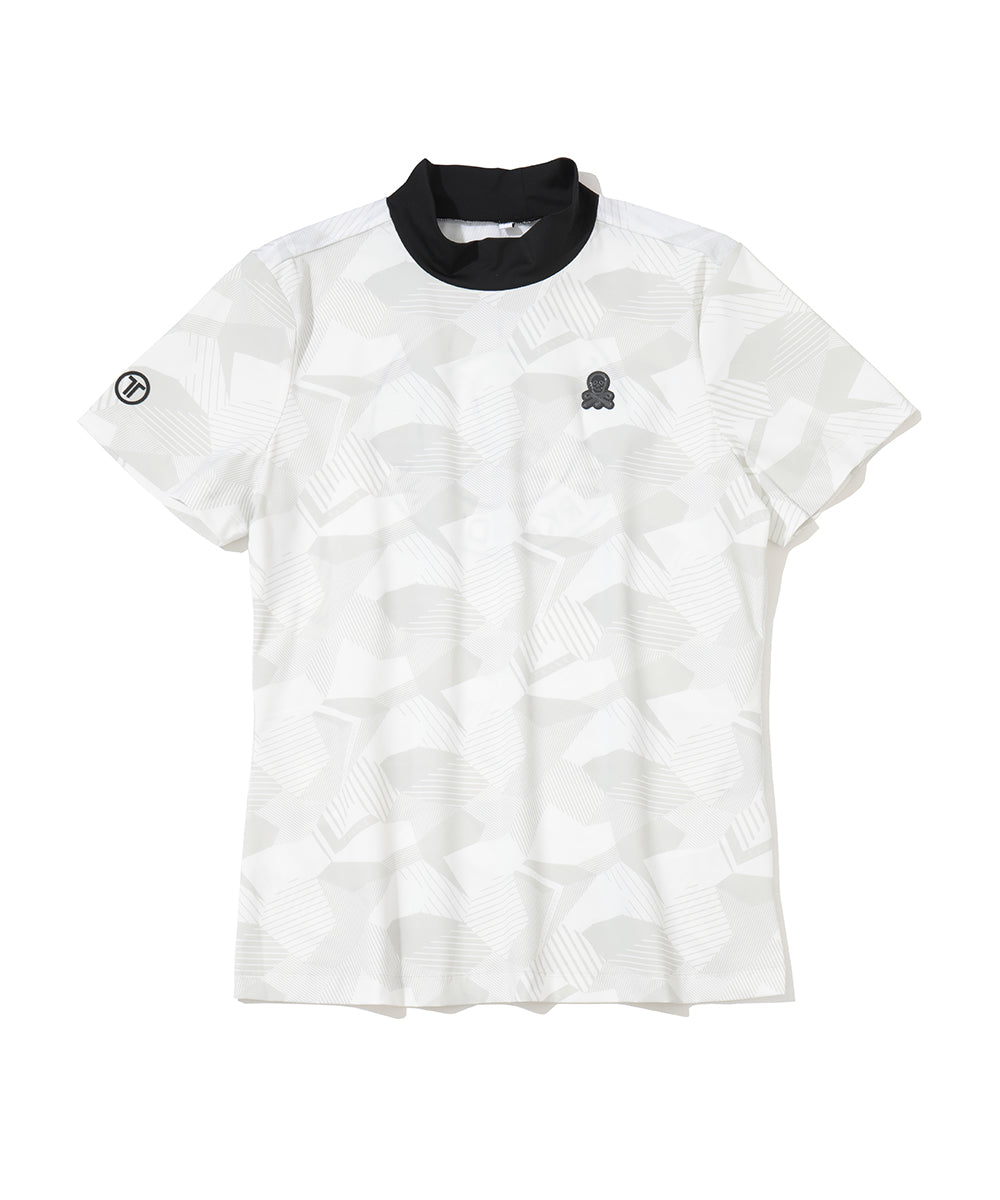 Eclipse Camo Mock Tee | WOMEN