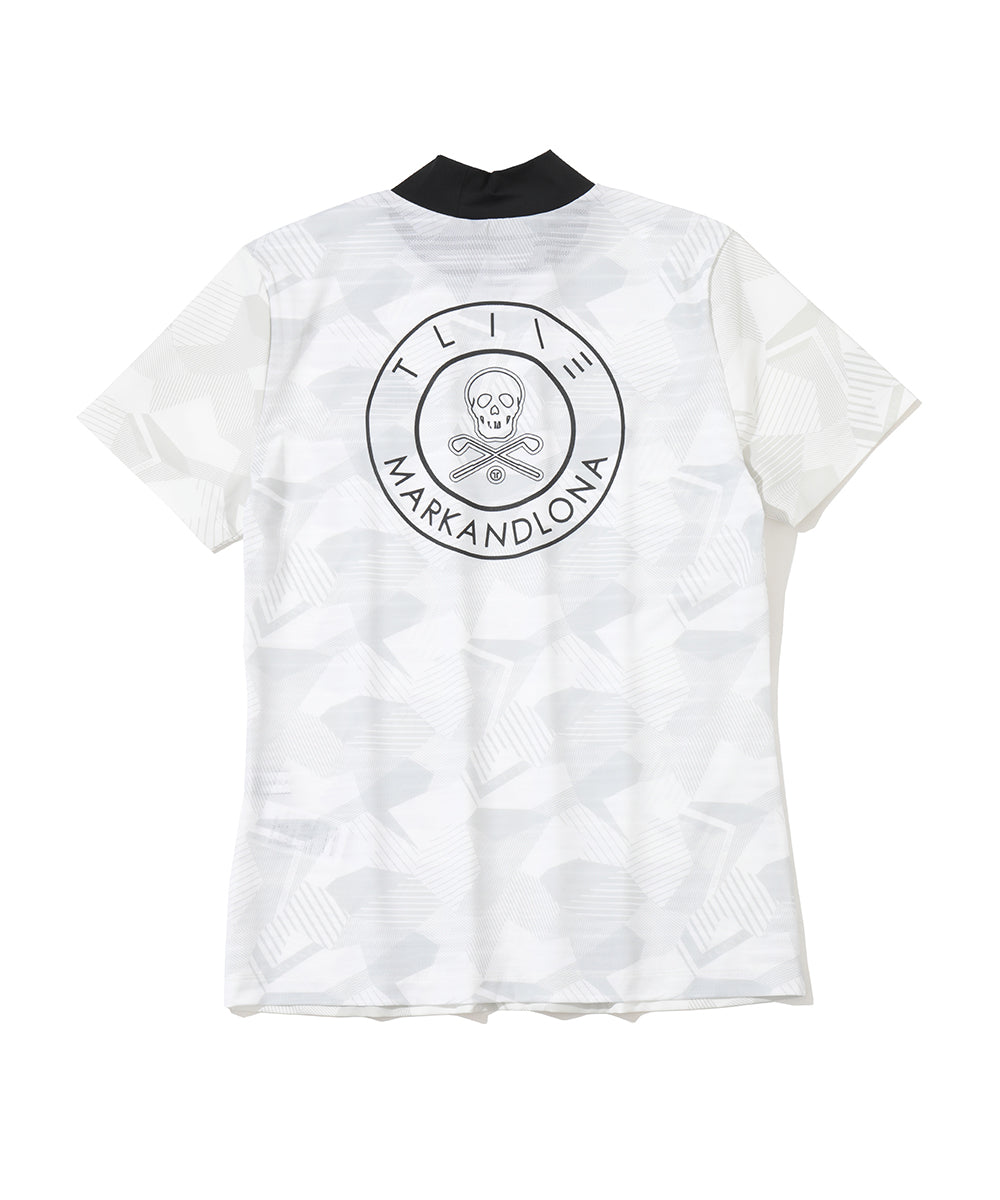 Eclipse Camo Mock Tee | WOMEN