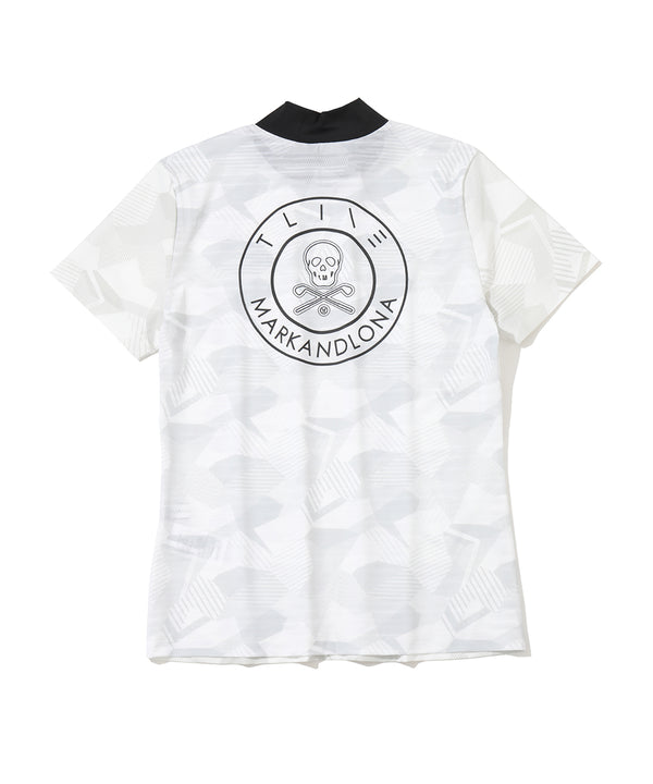 Eclipse Camo Mock Tee | WOMEN