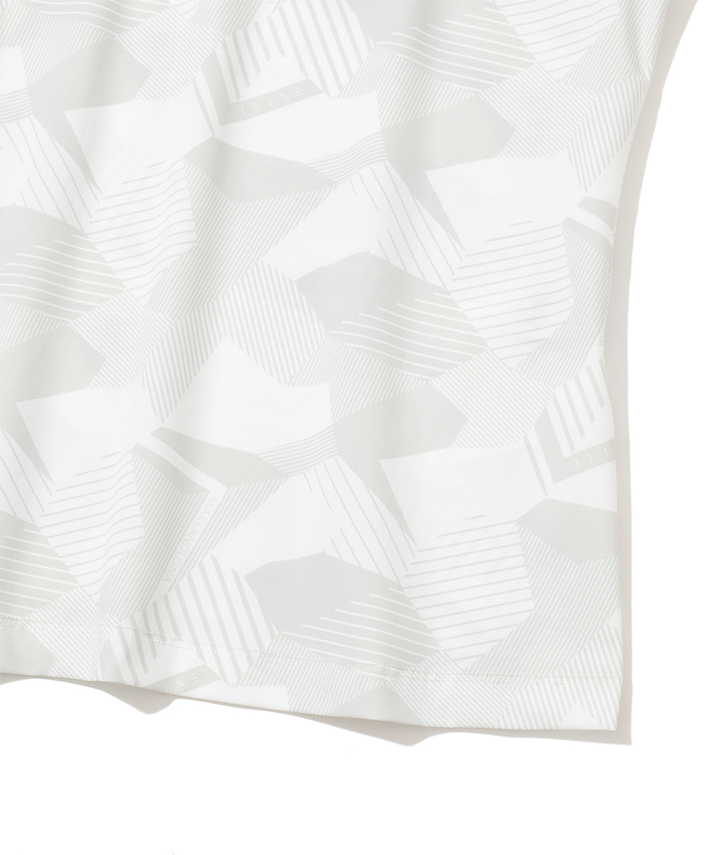 Eclipse Camo Mock Tee | WOMEN