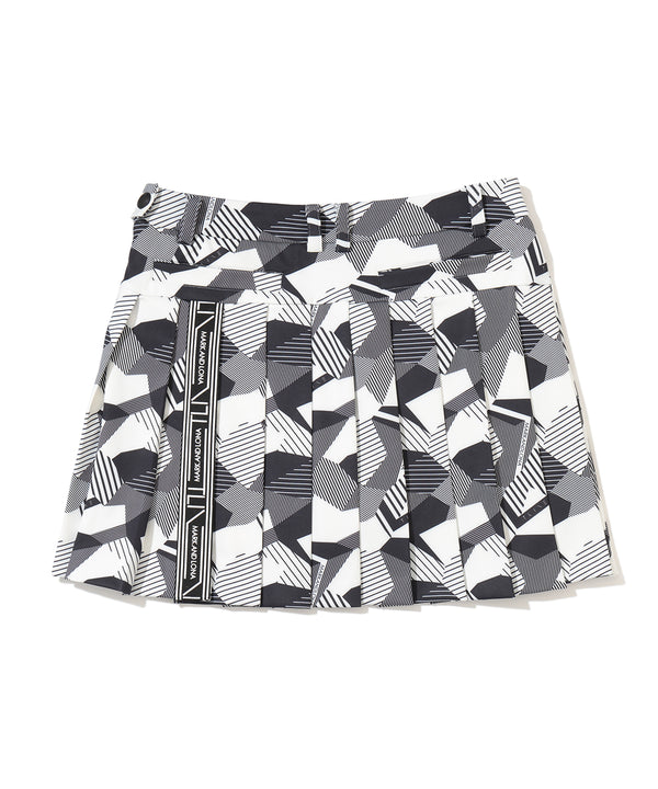 Eclipse Camo Pleated Skirt | WOMEN