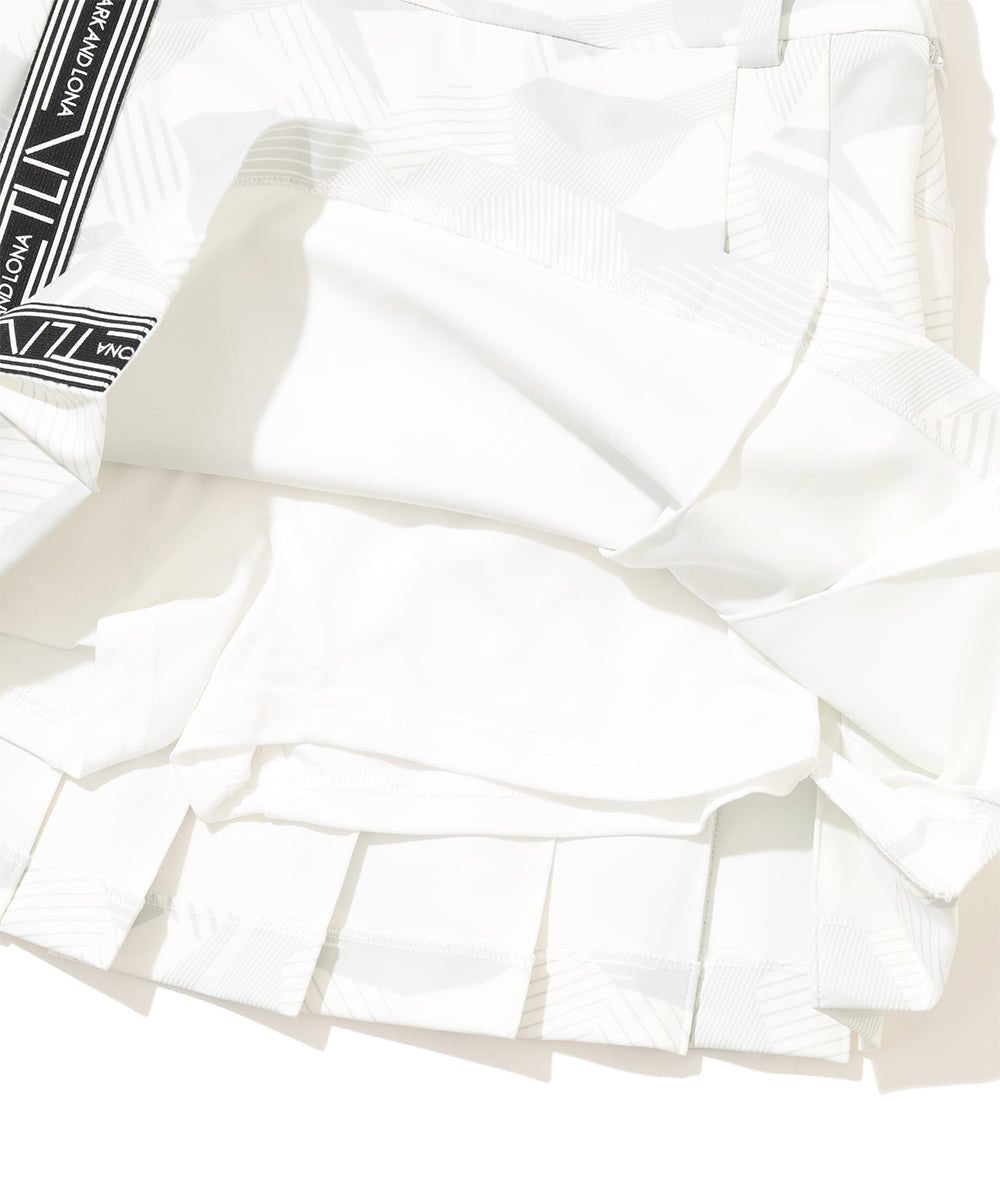 Eclipse Camo Pleated Skirt | WOMEN
