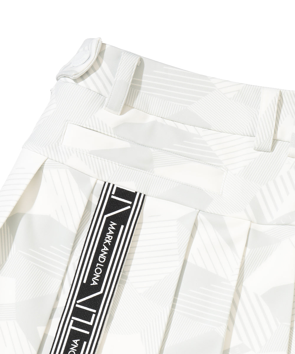 Eclipse Camo Pleated Skirt | WOMEN