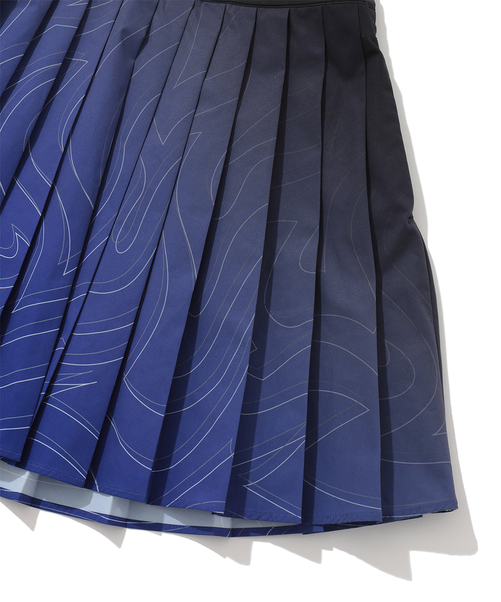 Pyro Pleated Zip Dress | WOMEN