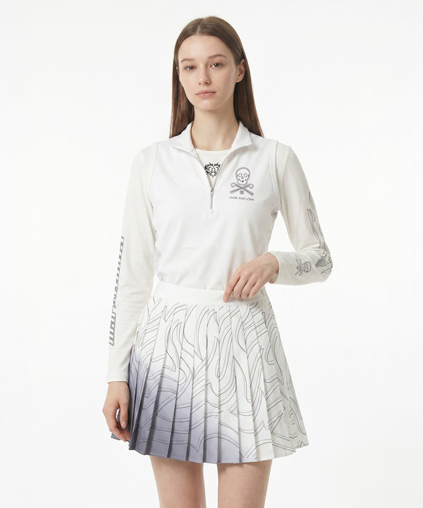 Pyro Pleated Zip Dress | WOMEN