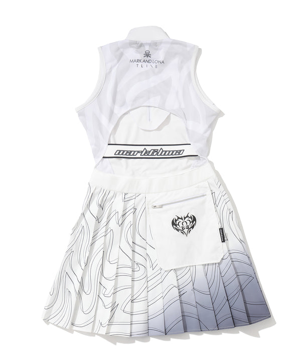 Pyro Pleated Zip Dress | WOMEN
