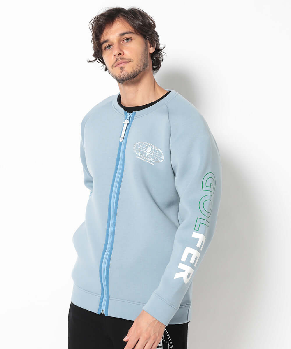 SEAGREEN Sponge Zip Crew | MEN