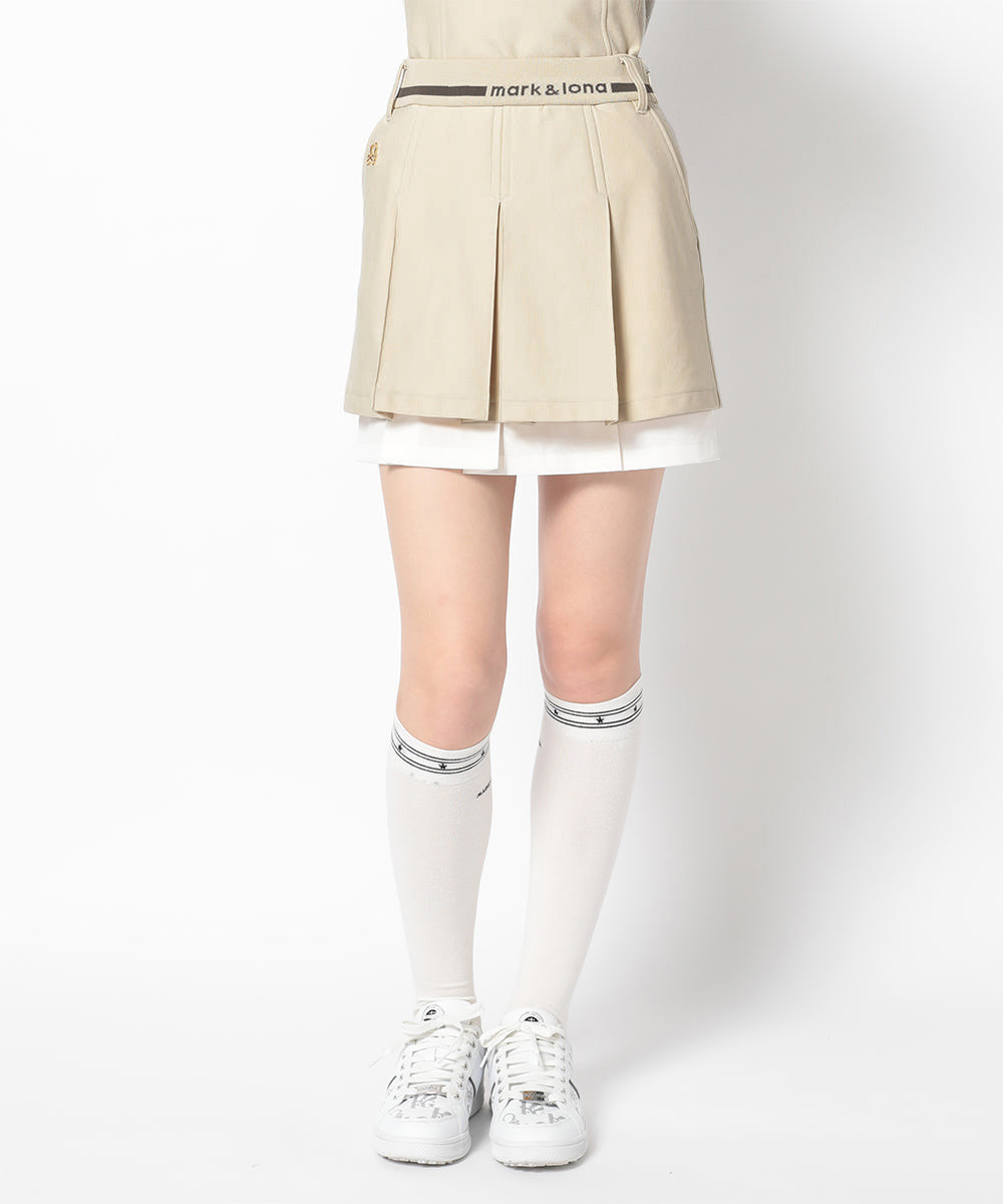 Cornel Layerd Pleated Skirt | WOMEN