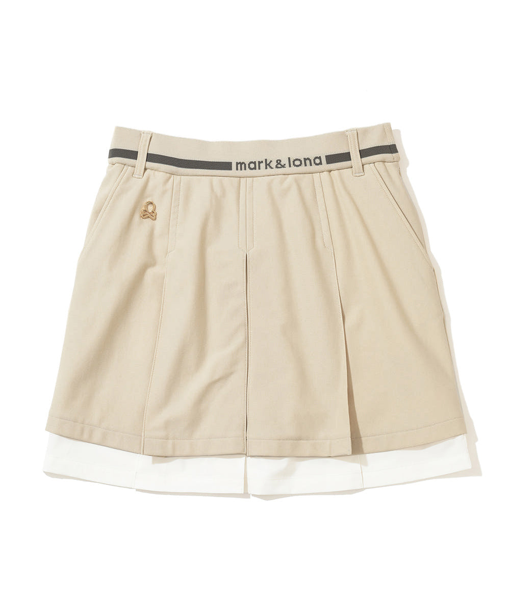 Cornel Layerd Pleated Skirt | WOMEN