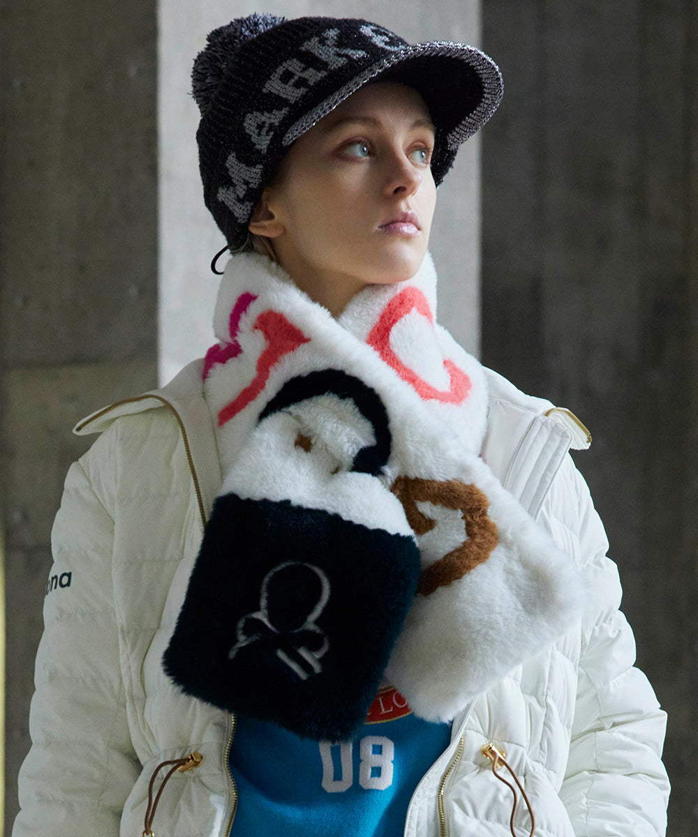 Scope Pom Visor Beanie | WOMEN