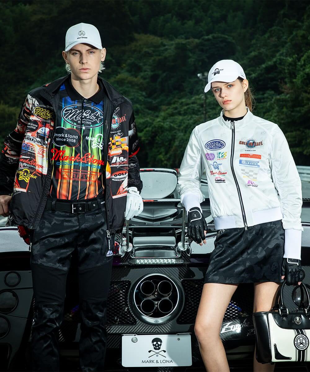 MARK & LONA キャップ　カモフラ　ゴルフ　スカル Metal Skull Icon Camouflage Cap | MEN and WOMEN