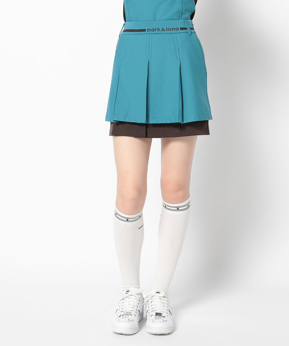 Cornel Layerd Pleated Skirt | WOMEN