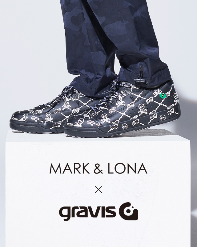 本体本革MARK\u0026LONA×gravis ゴルフシューズ - シューズ(男性用)